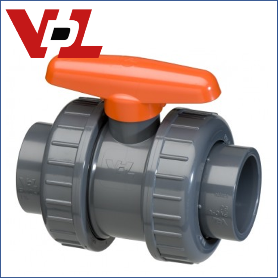 VDL PVC Kogelkraan met 2x Wartel (lijm x lijm) - PVC Kogelkraan - Engel