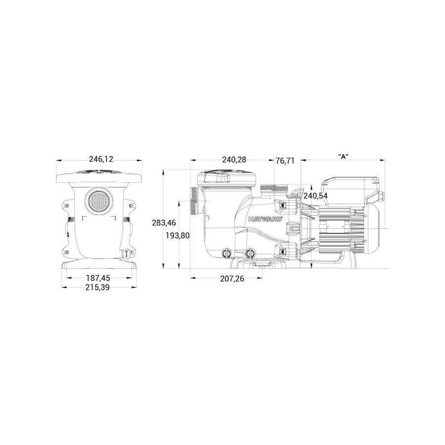 Hayward-Max-Flo-XL-VSTD-15-PK---18mu---Variabele-zwembadpomp